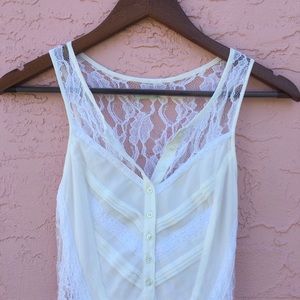 Kimchi Blue White Lace Maxi Dress Size 6